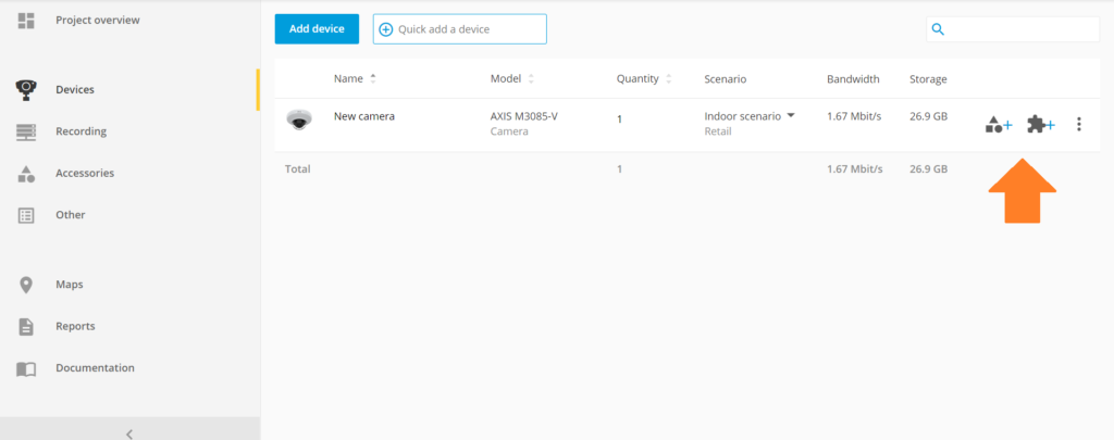 Using Axis Site Designer for Axis Cameras