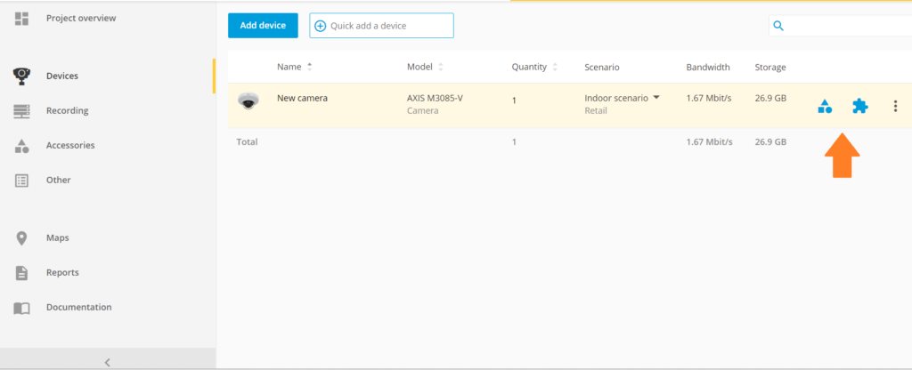 Using Axis Site Designer for Axis Cameras