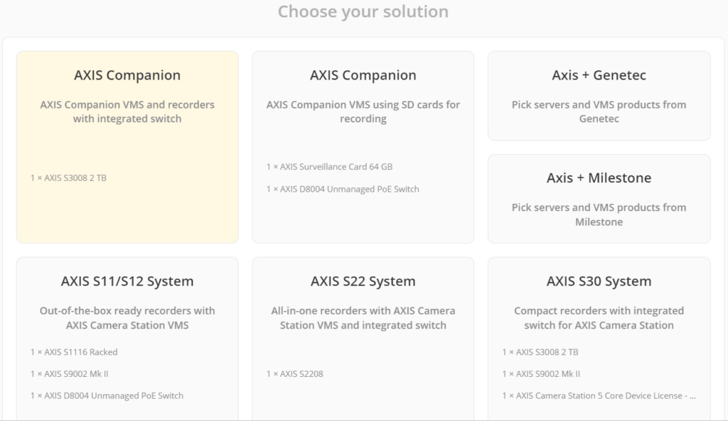 Using Axis Site Designer for Axis Cameras