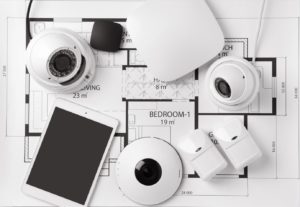 How does a security camera system work?