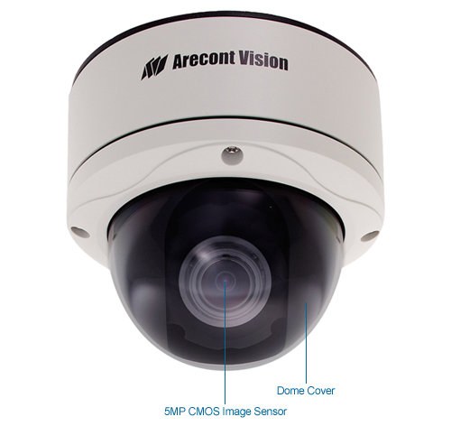 arecont vision av5255am 5 megapixel security camera