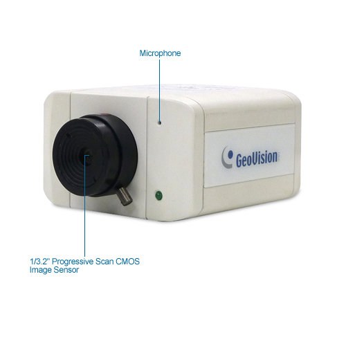 geovision gv-bx3400-2f 3 megapixel wdr day/night ip security camera (12mm fixed lens)