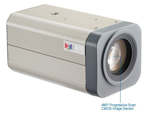 acti kcm-5211 indoor 4 megapixel ip security camera (18x zoom lens)
