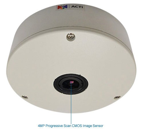 acti kcm-7911 outdoor 4 megapixel hemispheric security camera