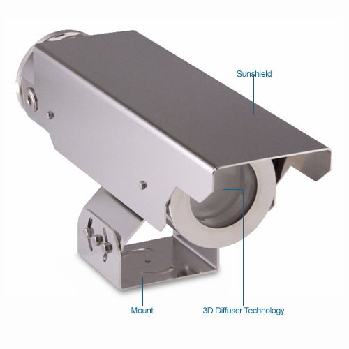 bosch led-658-aw ex65 explosion protected illuminator