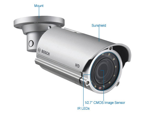 bosch nti-50022-v3 ip bullet 5000 1080p ir bullet ip security camera