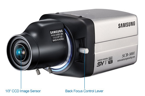 samsung scb-3000 600tvl high resolution wdr security camera