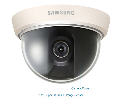 samsung scd-2010 600tvl mini dome security camera