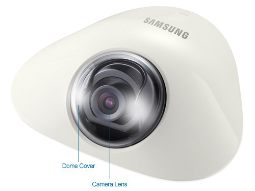 samsung scd-2010f 600tvl low light mini dome security camera