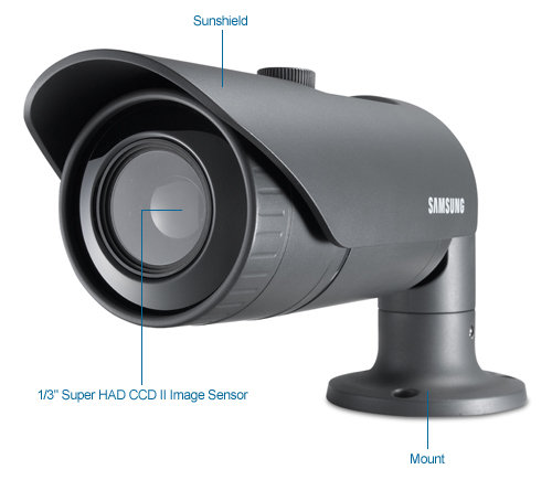 samsung sco-2081r 700tvl 960h outdoor ir bullet security camera