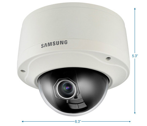 samsung scv-2080 600tvl ssdr ip66 vandal dome security camera