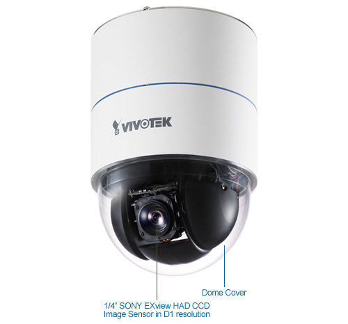vivotek sd8111 h.264 12x zoom day / night ptz ip security camera