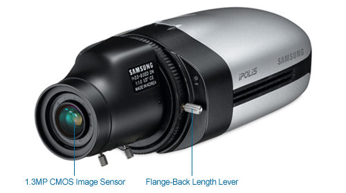samsung snb-5001 1.3 megapixel hd ip security camera