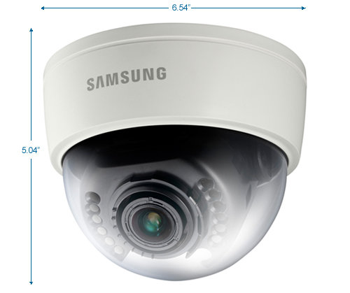 samsung snd-1080 compact dome ir day/night vga ip security camera
