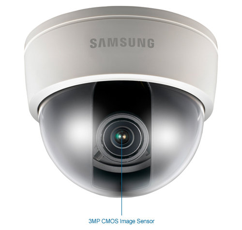 samsung snd-7061 3 megapixel dome security camera