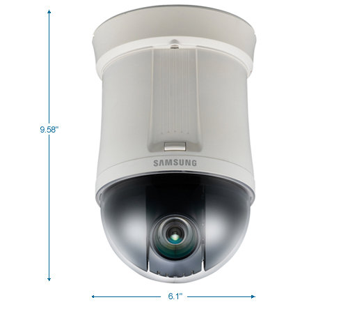 samsung snp-6200 1080p full hd ptz dome security camera