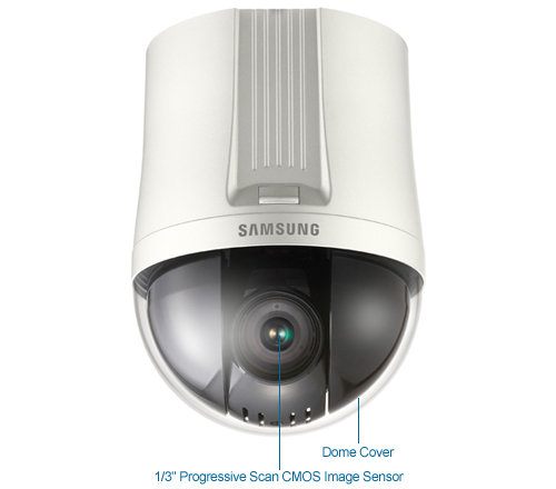 samsung snp-6200 1080p full hd ptz dome security camera