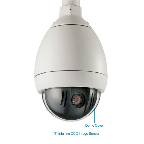 bosch vg5-164-pt0 autodome 100 d/n 5-50mm lens pendant camera
