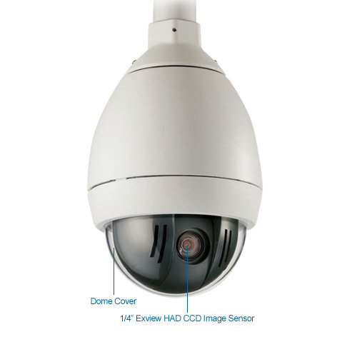 bosch vg5-623-ecs autodome 600 series 28x ntsc outdoor pendant camera