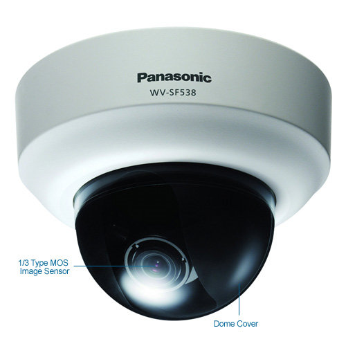 panasonic wv-sf538 fixed dome fog reduction ip camera