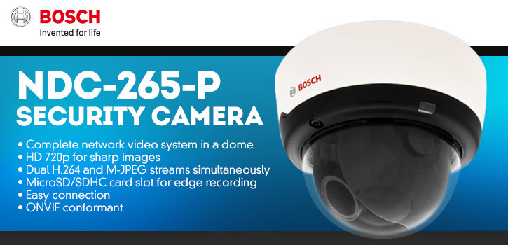 bosch ndc-265-p security camera