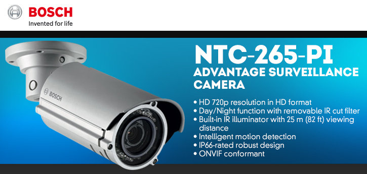 bosch ntc-265-pi advantage surveillance camera