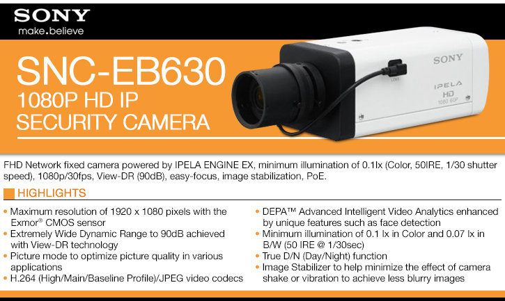 sony snc-eb630 1080p hd ip security camera - view-dr
