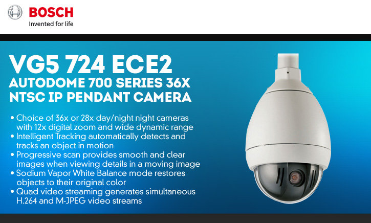 bosch vg5-724-ece2 autodome security camera