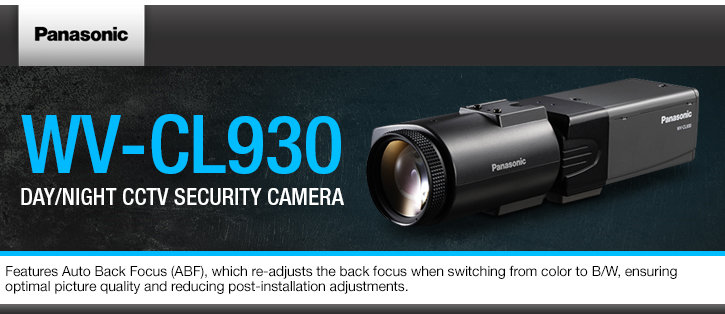 panasonic wv-cl930 day/night cctv security camera